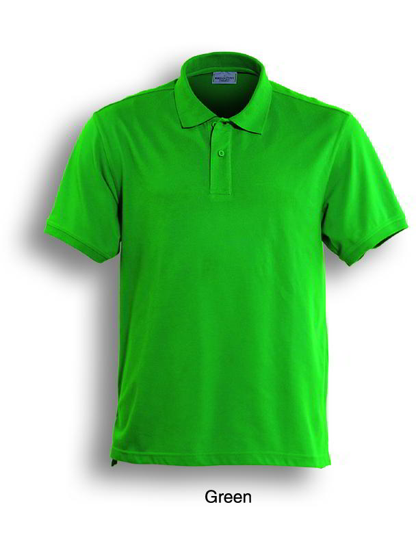 green polo shirt